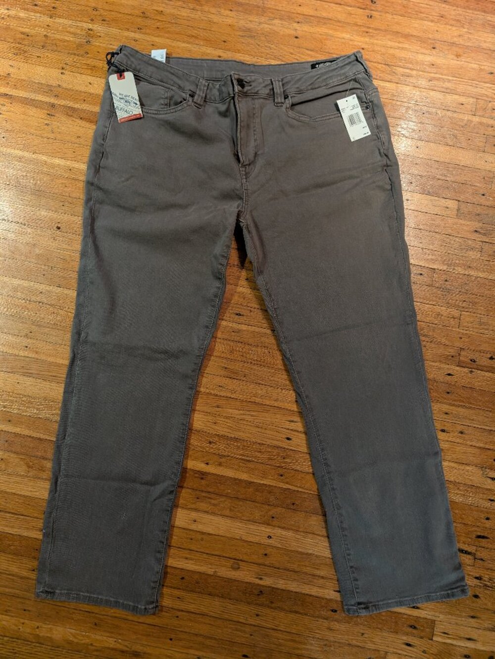 Buffalo David Bitton Straight Six Gray Jeans Men's 38x30 NWT